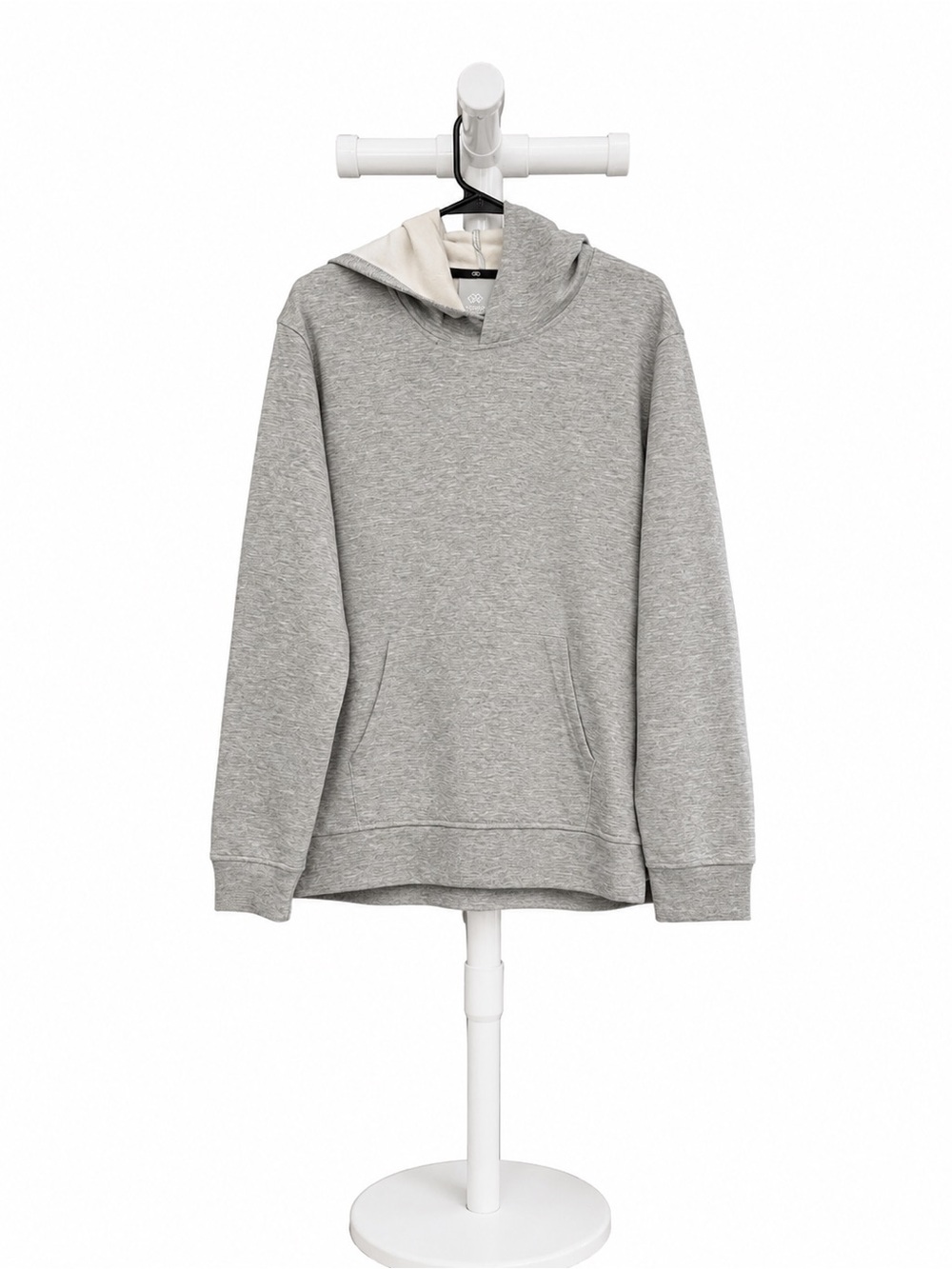 Men's Gray Crewneck Hoodie Sweatshirt - Casual Everyday Pullover